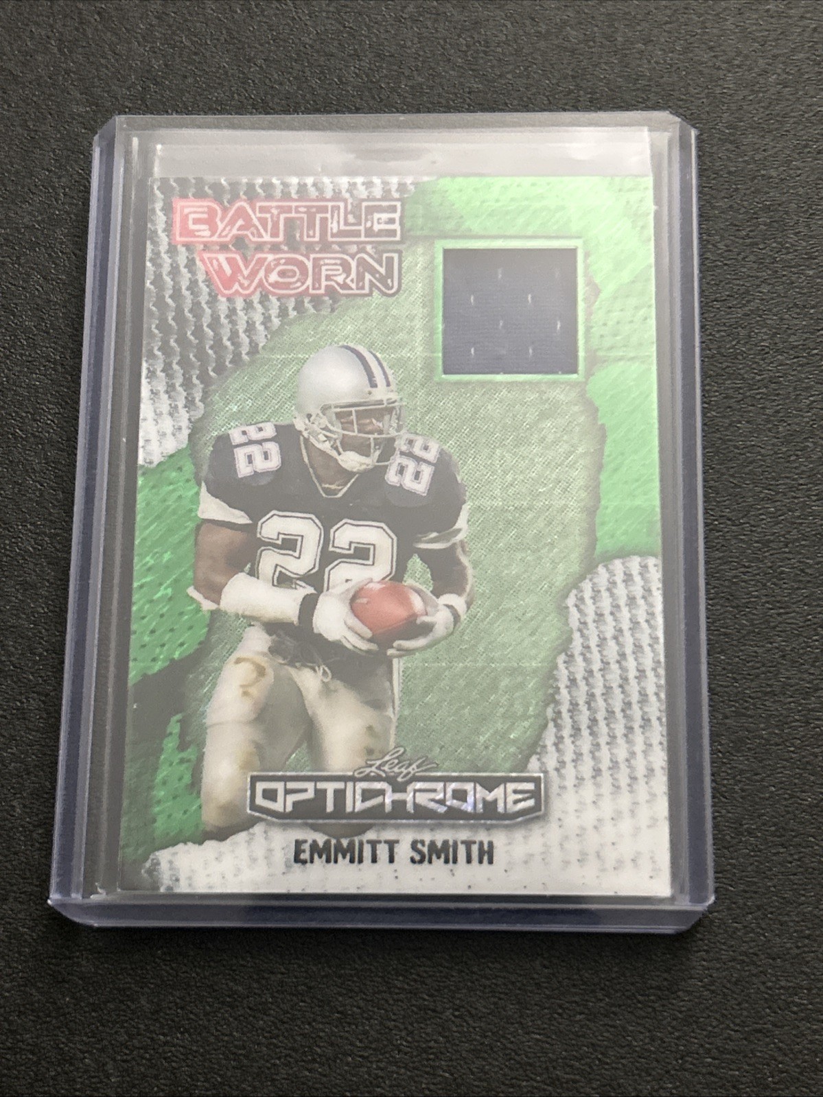2025 Leaf Optichrome – Battle Worn Emmitt Smith, #BW-7 /6
