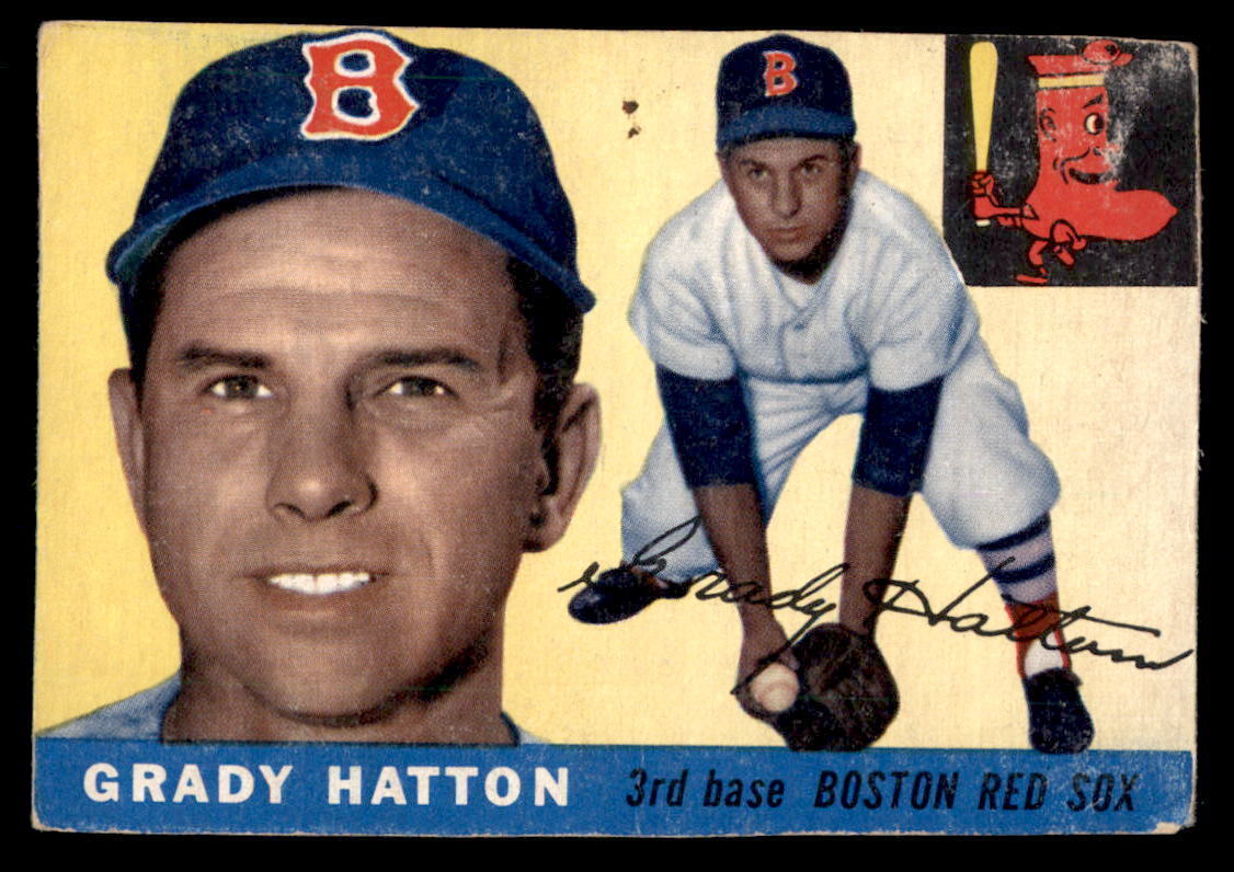 1955 Topps Baseball #131 Grady Hatton VG (Trimmed)