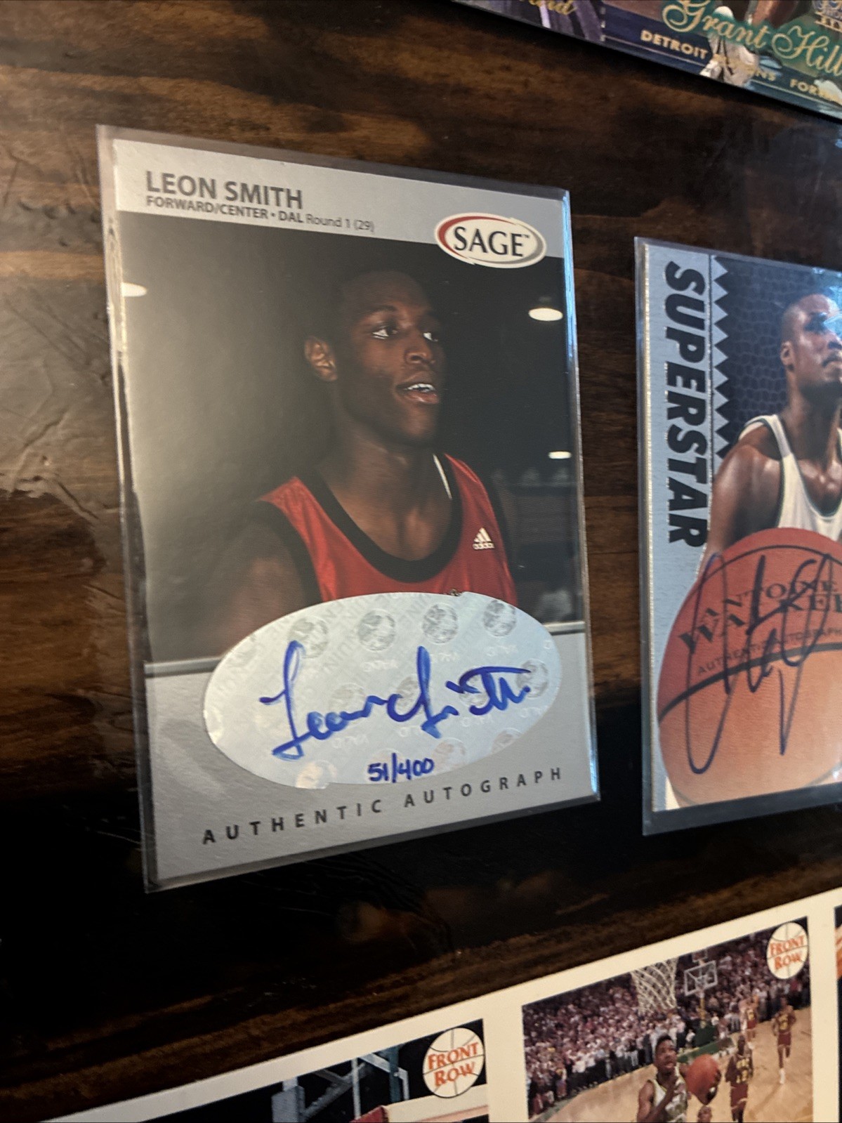 NBA Trading Cards. 3 Official Autographed Cards Vintage 1990 ‘s