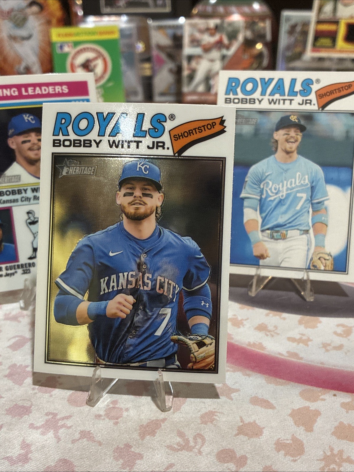 Bobby Witt Jr. 2026 Topps Heritage Image Variation SSP #160 KC Royals +2 Chrome