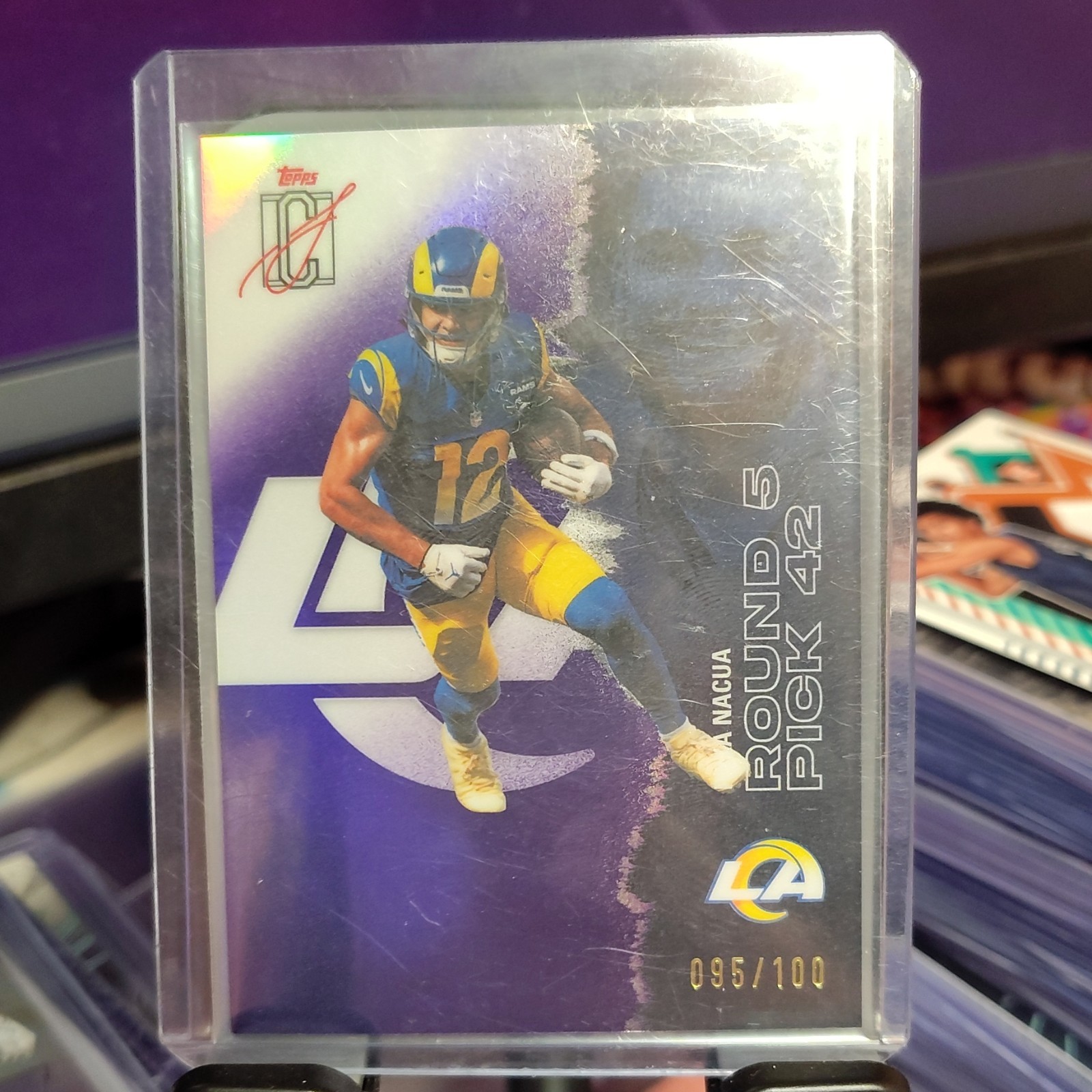 Topps 2025 Signature Class Puka Nacua Los Angeles Rams #33 /100