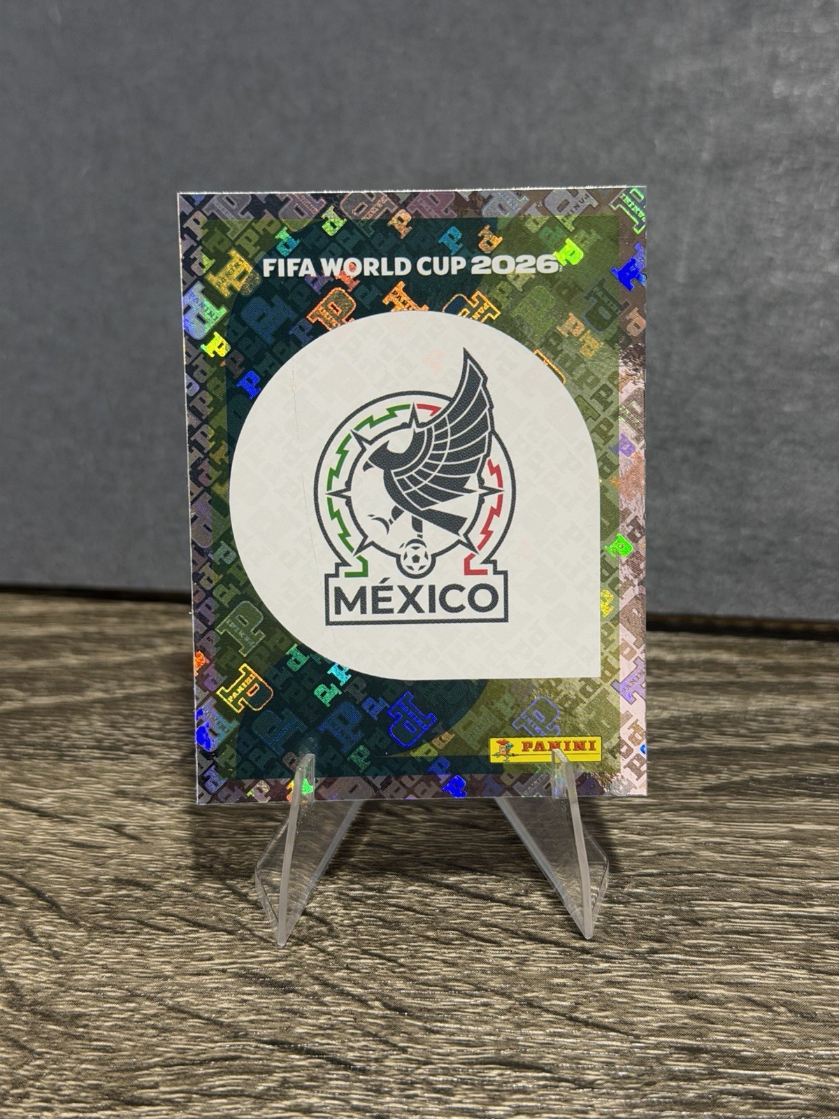 2026 Panini FIFA World Cup Mexico Crest MEX1 Foil Sticker FMF Emblem