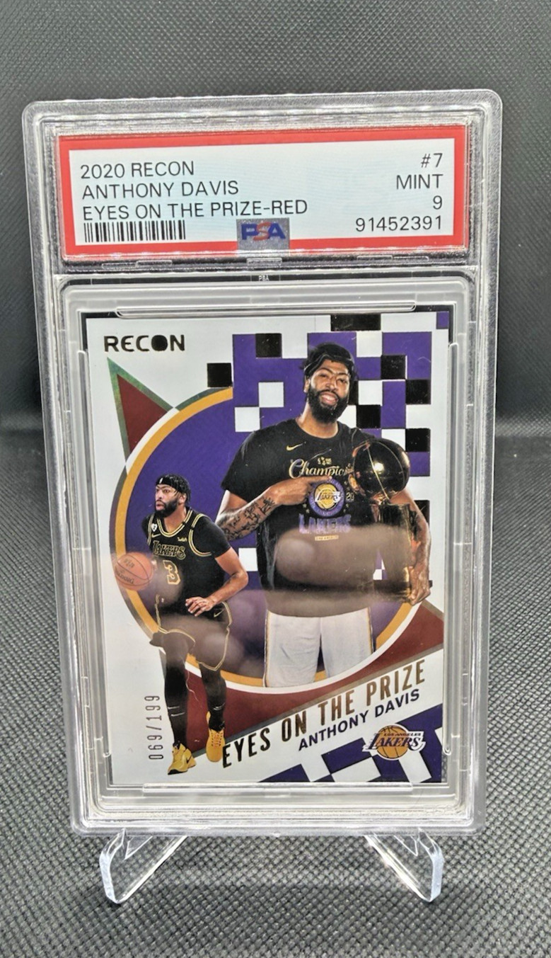 2020-21 PANINI RECON ANTHONY DAVIS EYES ON THE PRIZE #7 LOS ANGELES LAKERS /199