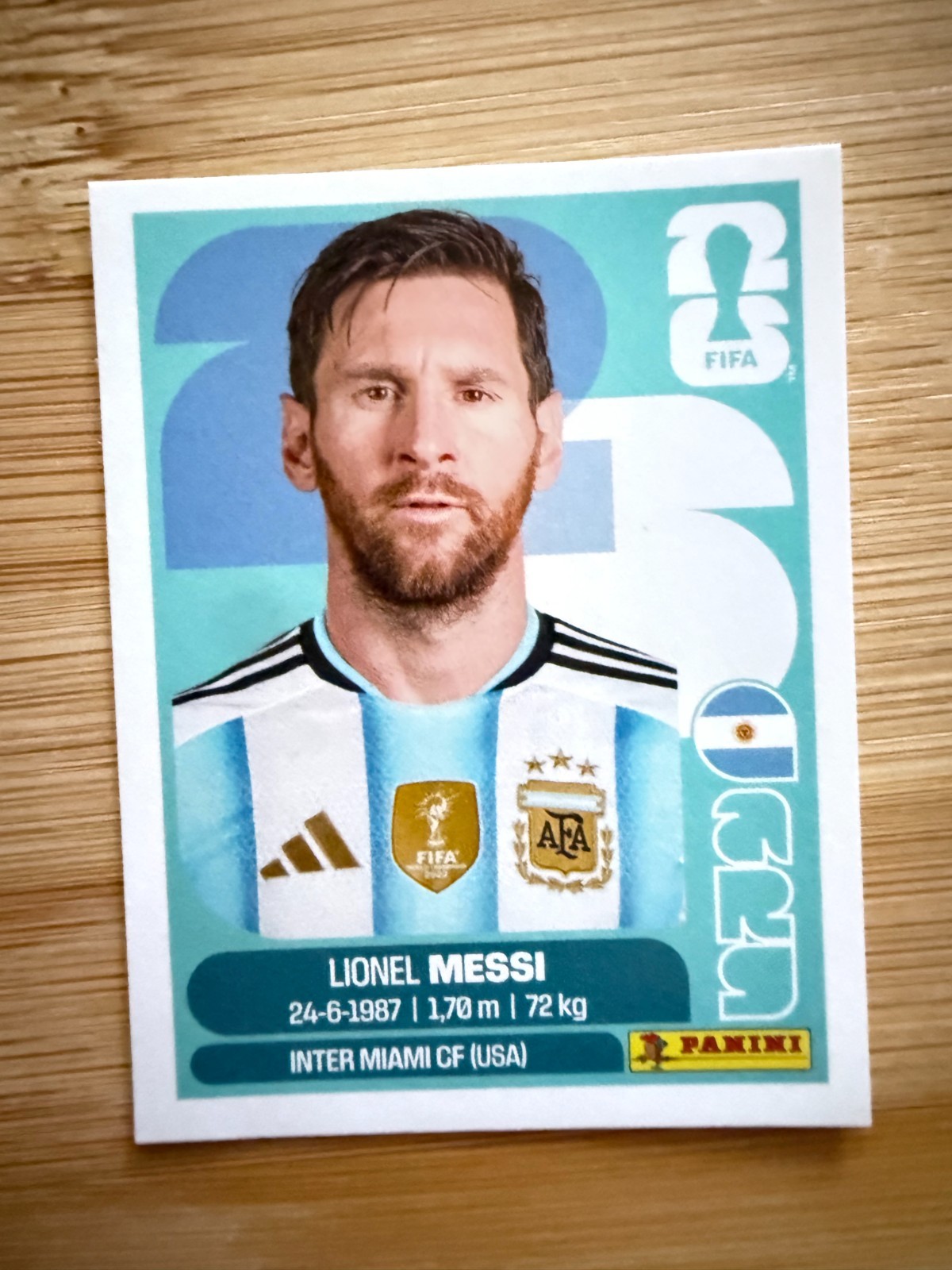 FIFA WORLS CUP 2026 PANINI Cristiano Ronaldo & Lionel Messi White Parallel