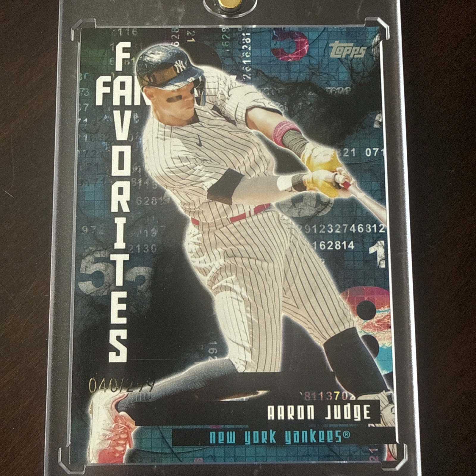 2024 Topps Series 2 – Fantasy Favorites Aaron Judge #FF-5 Black /299 NY Yankees