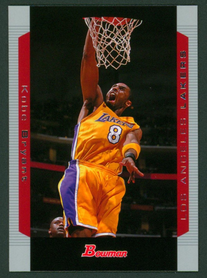 2004-05 Bowman Draft Picks & Prospects KOBE BRYANT #8 Card Lakers HOF Very Nice