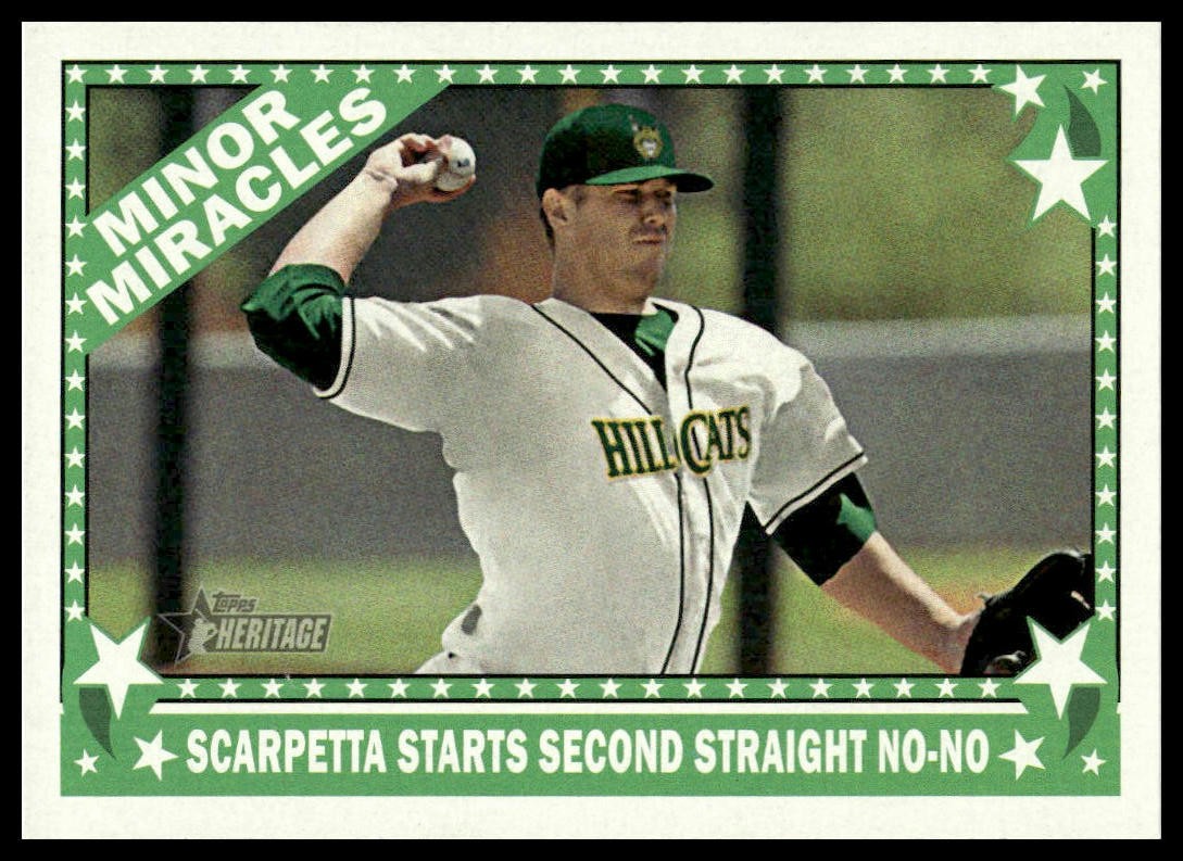 2015 Topps Heritage Minor League #MM-12 Cody Scarpetta Minor Miracles NM+