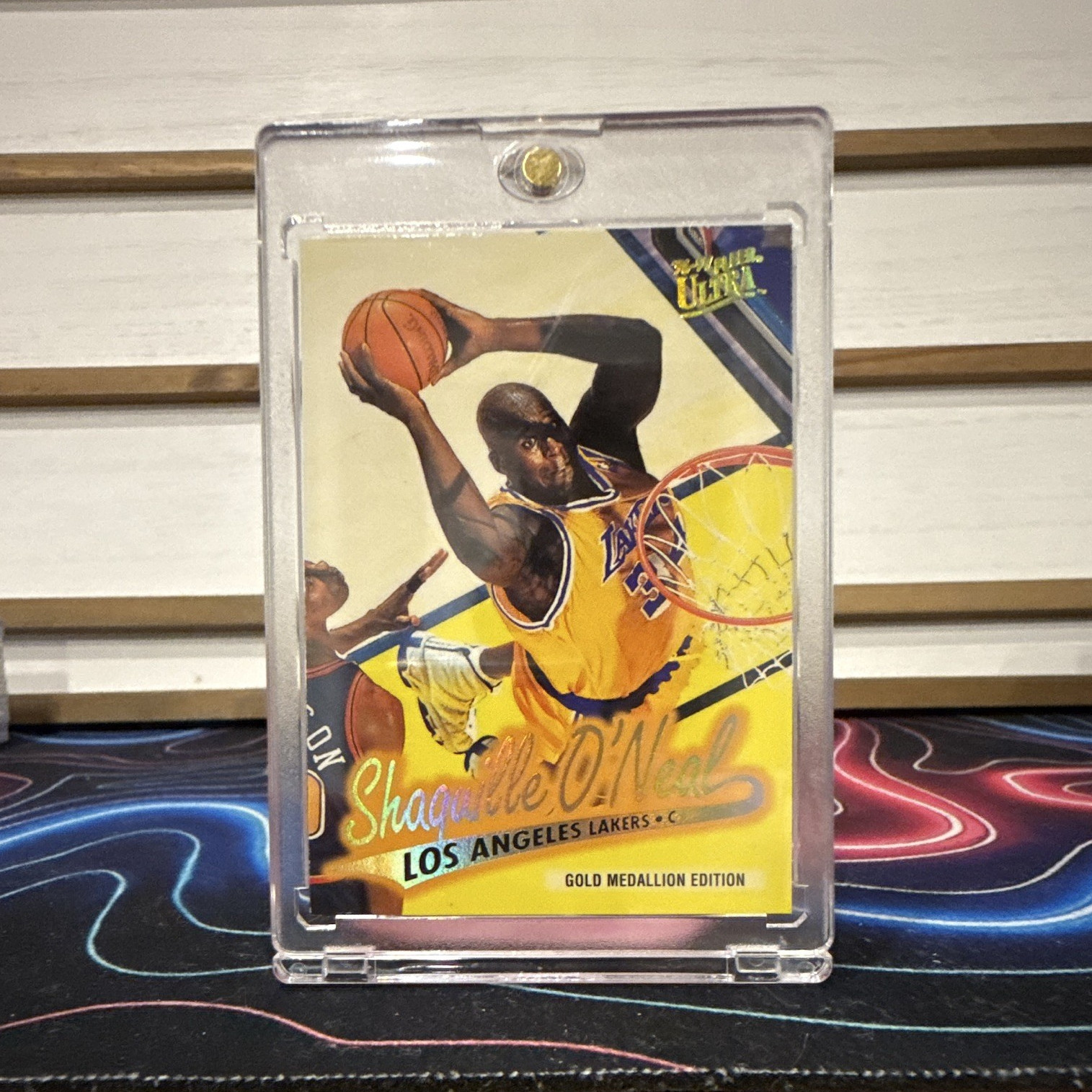 Fleer Ultra 1996-97 Shaquille O’Neal Lakers Gold Medallion Edition G-204