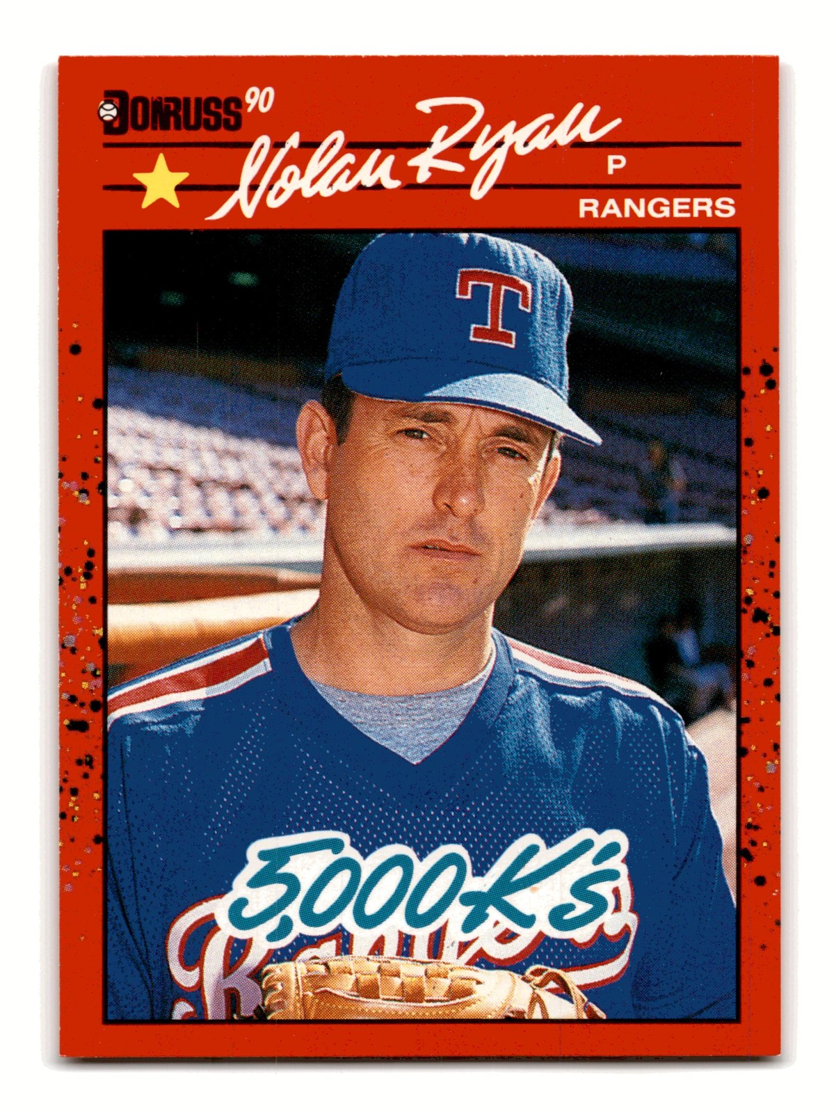 Nolan Ryan 1990 Donruss 5,000 K’s #665 HOF Texas Rangers NM-MINT