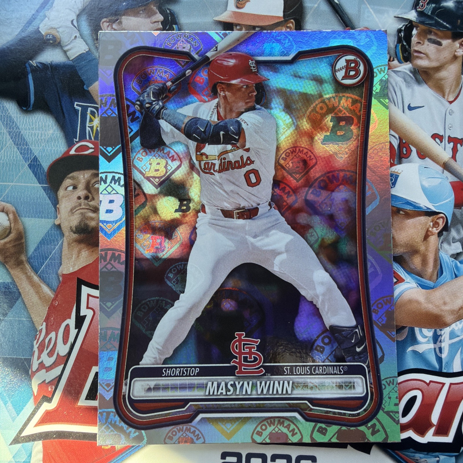 2026 Bowman Masyn Winn Bowman Logofractor SSP Cardinals