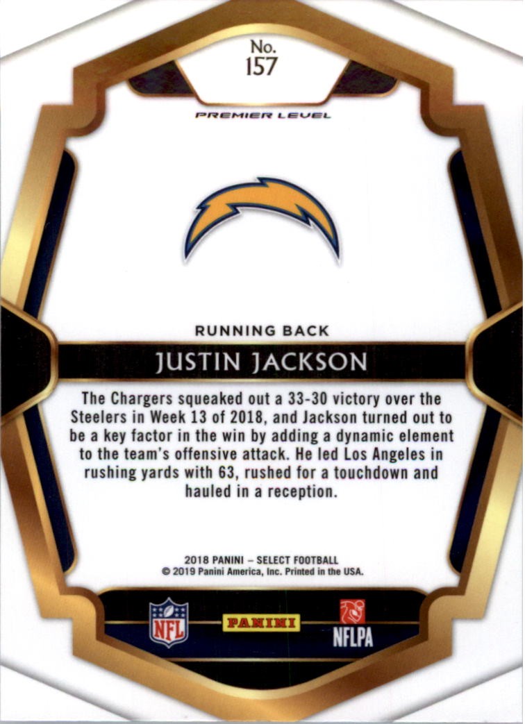 2018 Select #157 Justin Jackson RC – FB