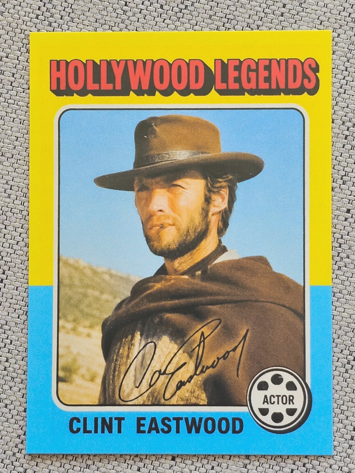 CLINT EASTWOOD HOLLYWOOD LEGENDS COLLECTIBLE ACEO TRADING CARD MOVIE MEMORABILIA