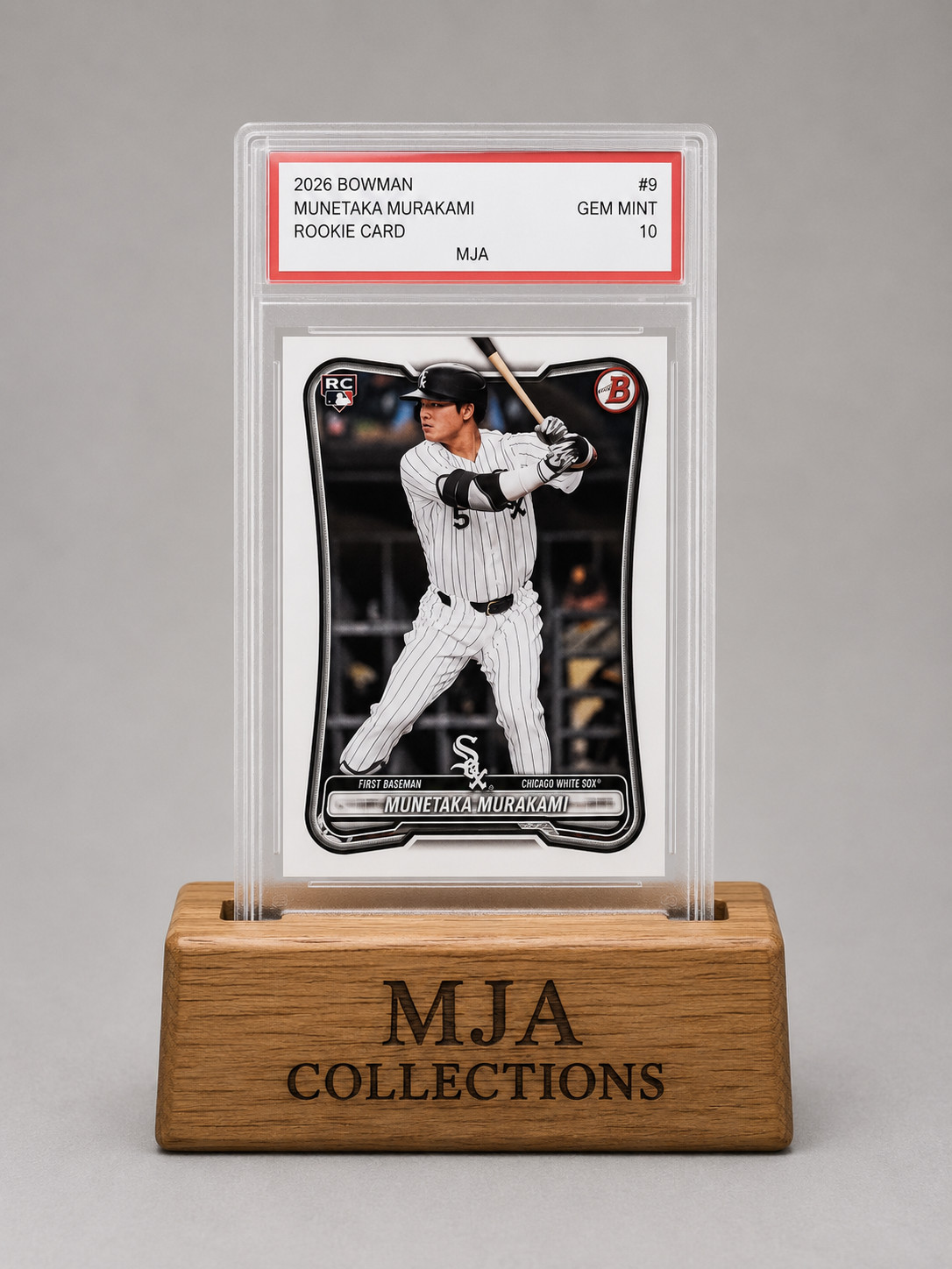 Munetaka Murakami 2026 Bowman #9 Rookie Card RC Chicago White Sox 1st Graded 10