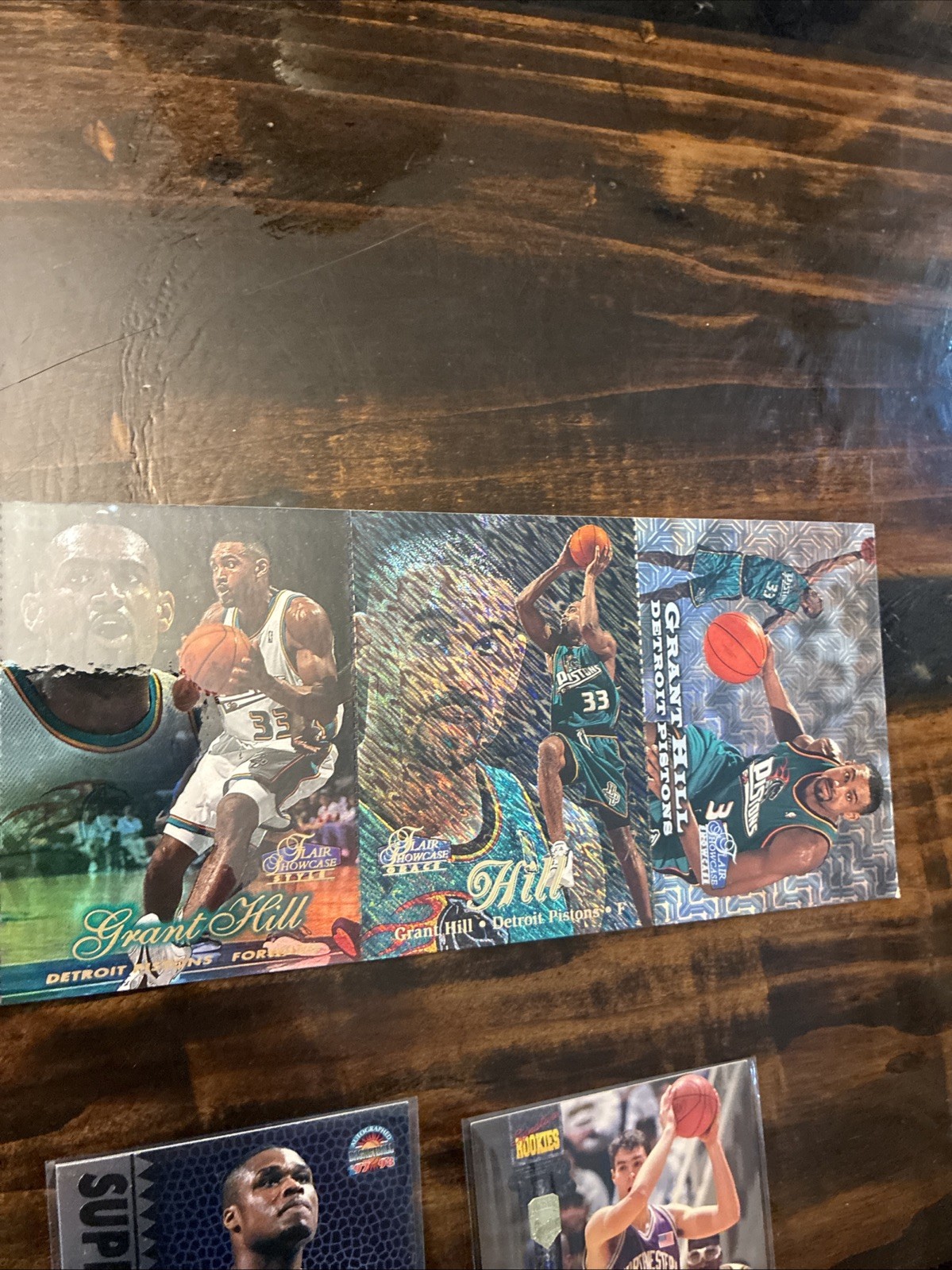 NBA Trading Cards. 3 Official Autographed Cards Vintage 1990 ‘s