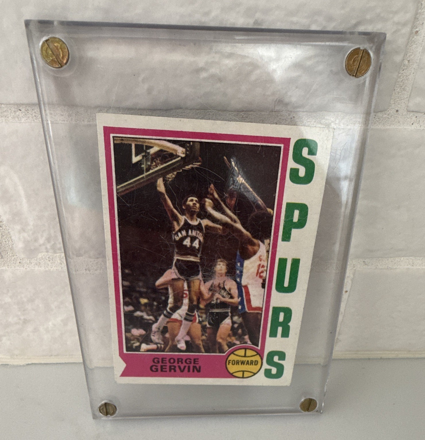 Topps 1974-75 NBA George Gervin San Antonio Spurs Base Set #196