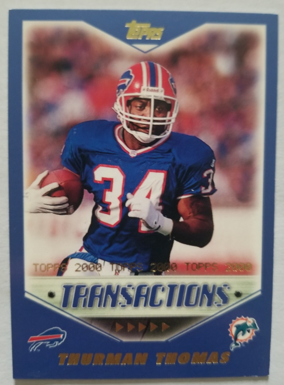 2000 Topps #102 Thurman Thomas