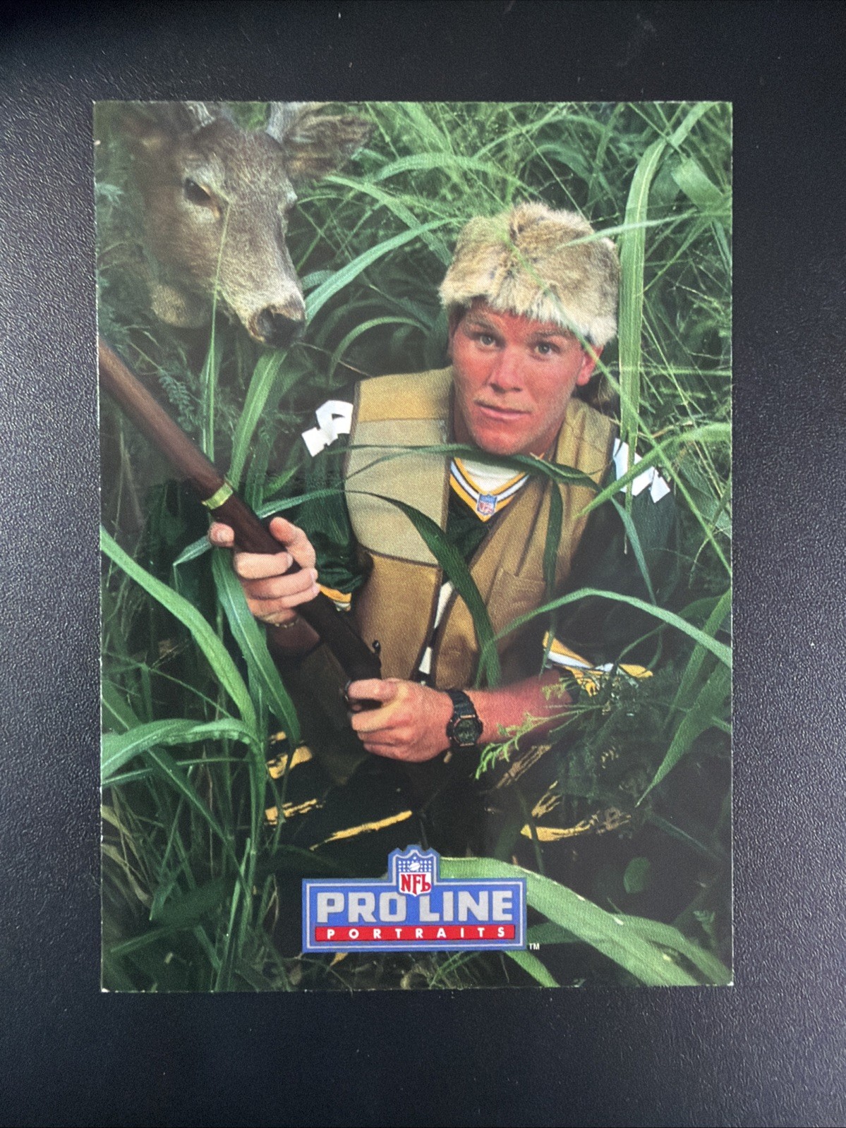 1993 Pro Line Portraits – Brett Favre #486 – ERROR Name as Bret