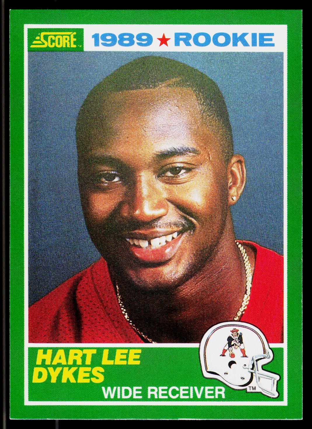 Hart Lee Dykes, 1989 Score, #261, RC New England Patriots