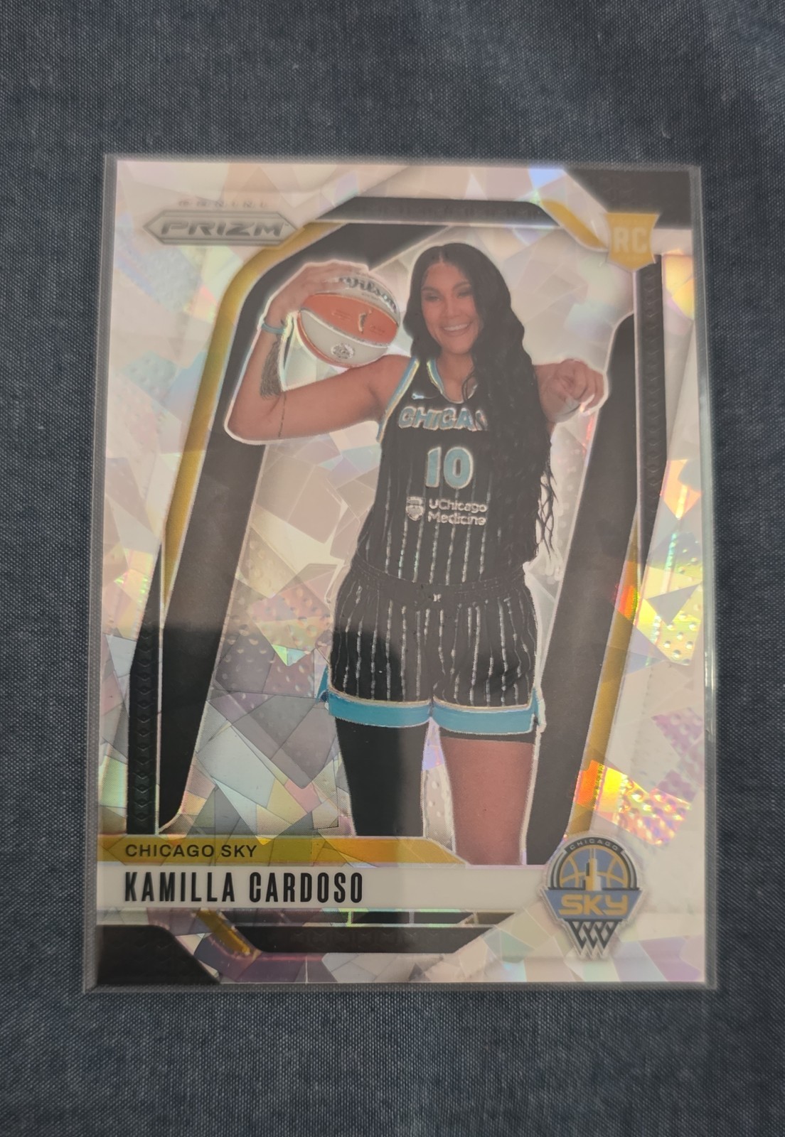 2024 Panini Prizm WNBA – Kamilla Cardoso #149 Ice Prizm (RC)
