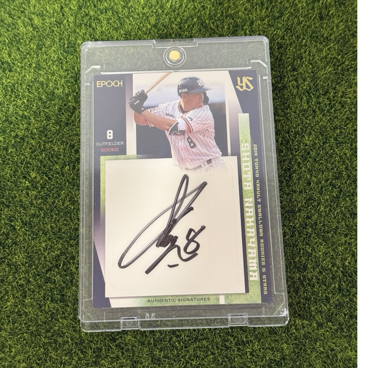 EPOCH 2019 Yakult Swallows Rookies & Stars Auto Shota Nakanachama SG-B28 /10