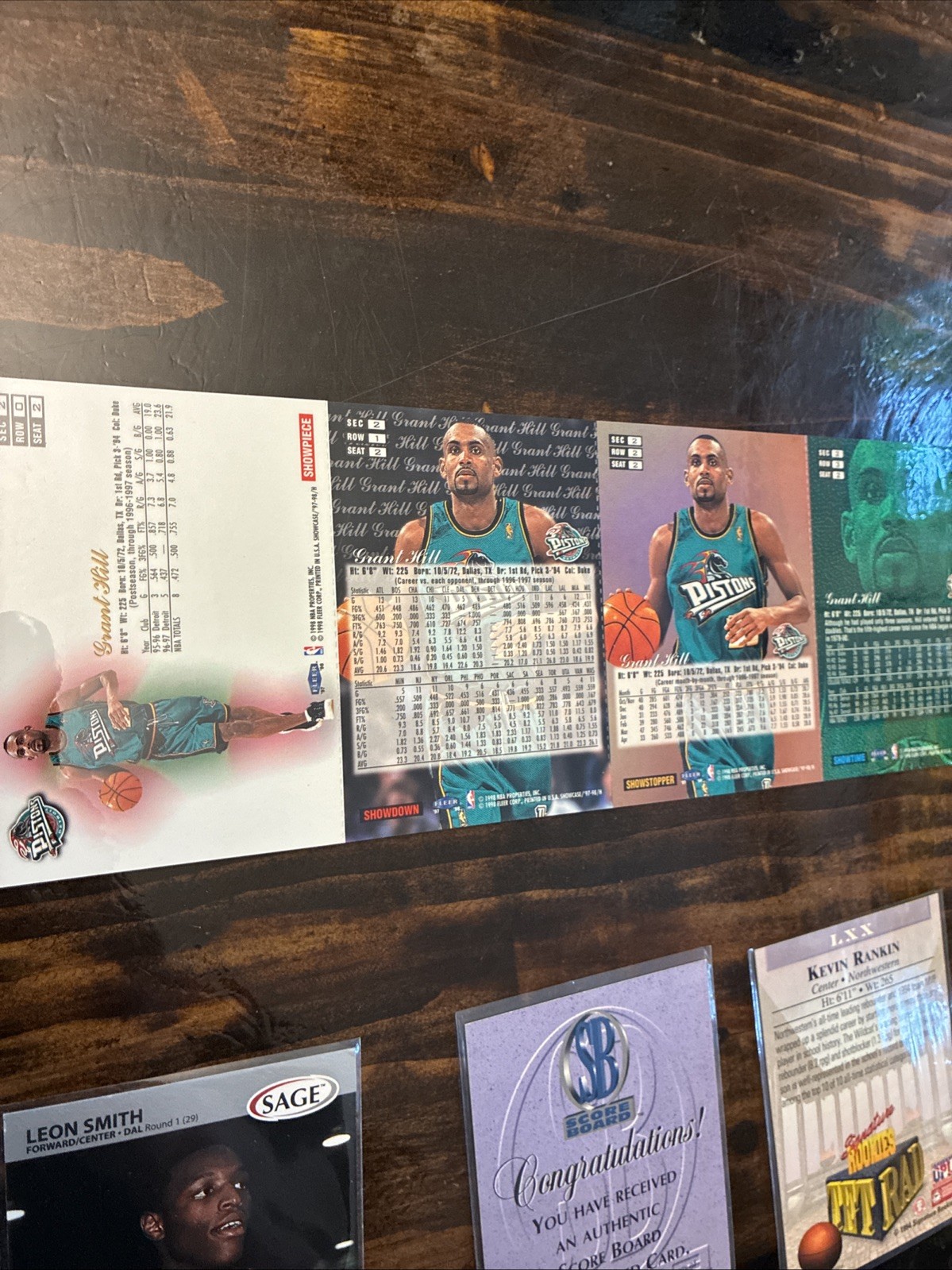 NBA Trading Cards. 3 Official Autographed Cards Vintage 1990 ‘s