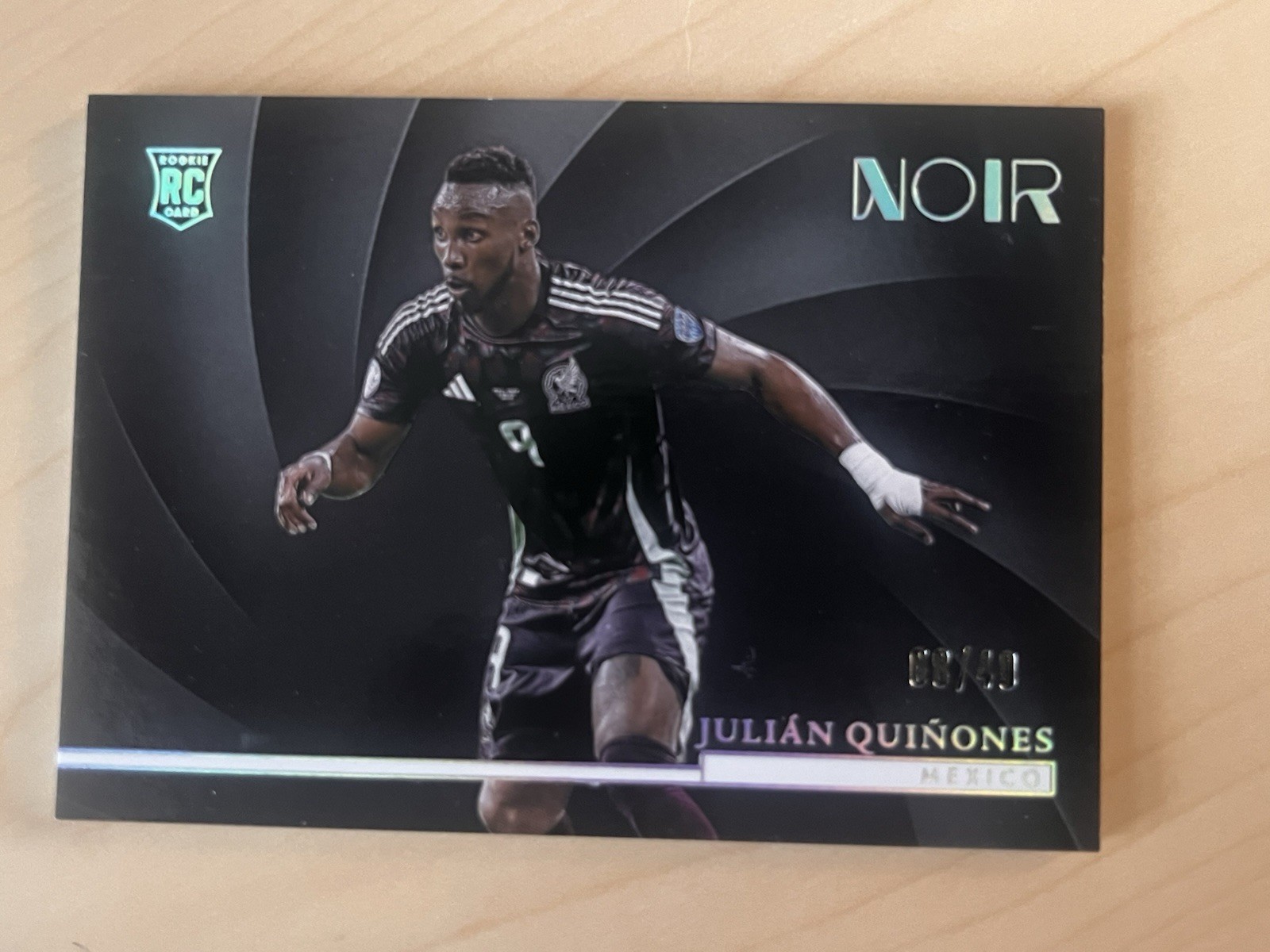 2024-25 Panini Noir – Julian Quinones RC Rookie #131 Silver 08/49 Mexico