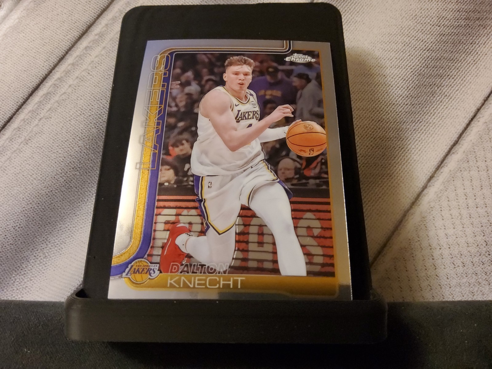 2025 Topps Chrome Basketball Dalton Knecht #130 LA Lakers Near Mint