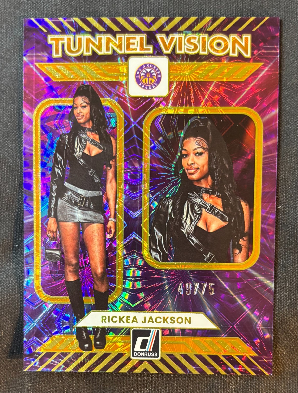2025 Panini Donruss WNBA – Tunnel Vision Rickea Jackson #12 /75