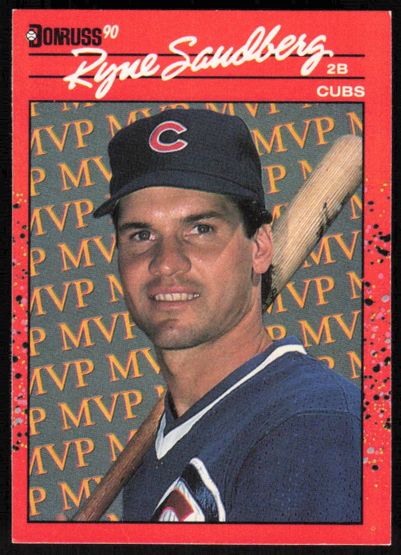 1990 Donruss Bonus MVP’s #BC-10 Ryne Sandberg