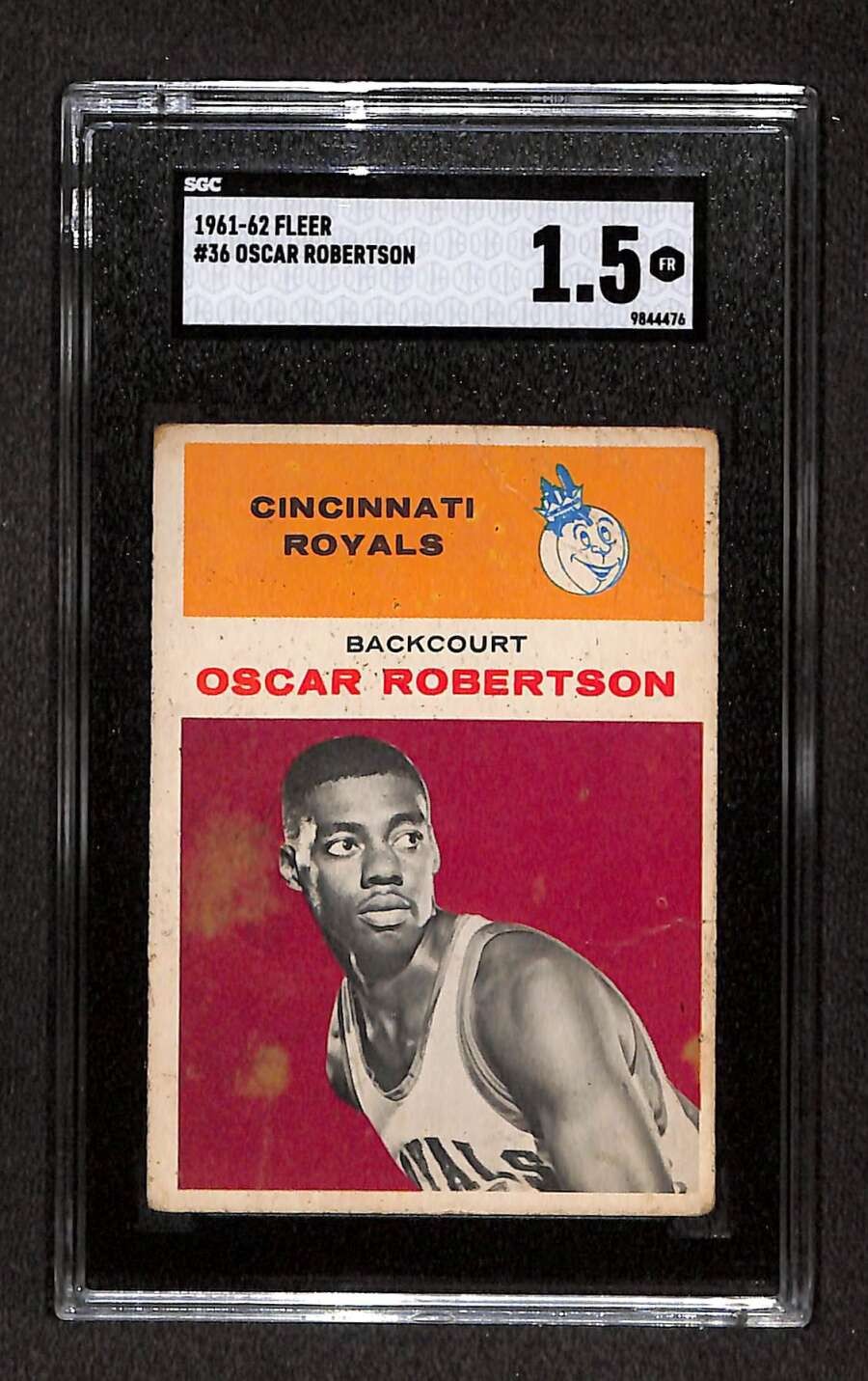 1961 Fleer #36 Oscar Robertson HOF RC SGC 1.5 FAIR C105609