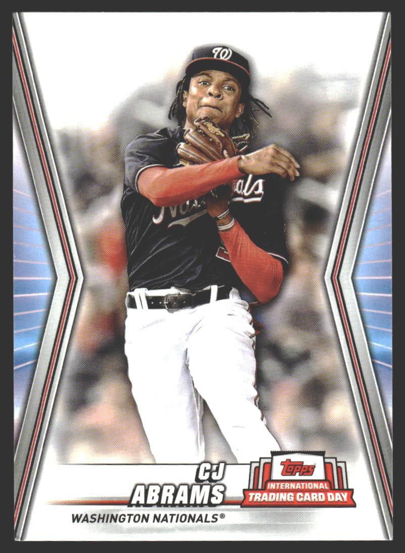 CJ Abrams #NTCD-B30 2023 Topps International Trading Card Day Nationals
