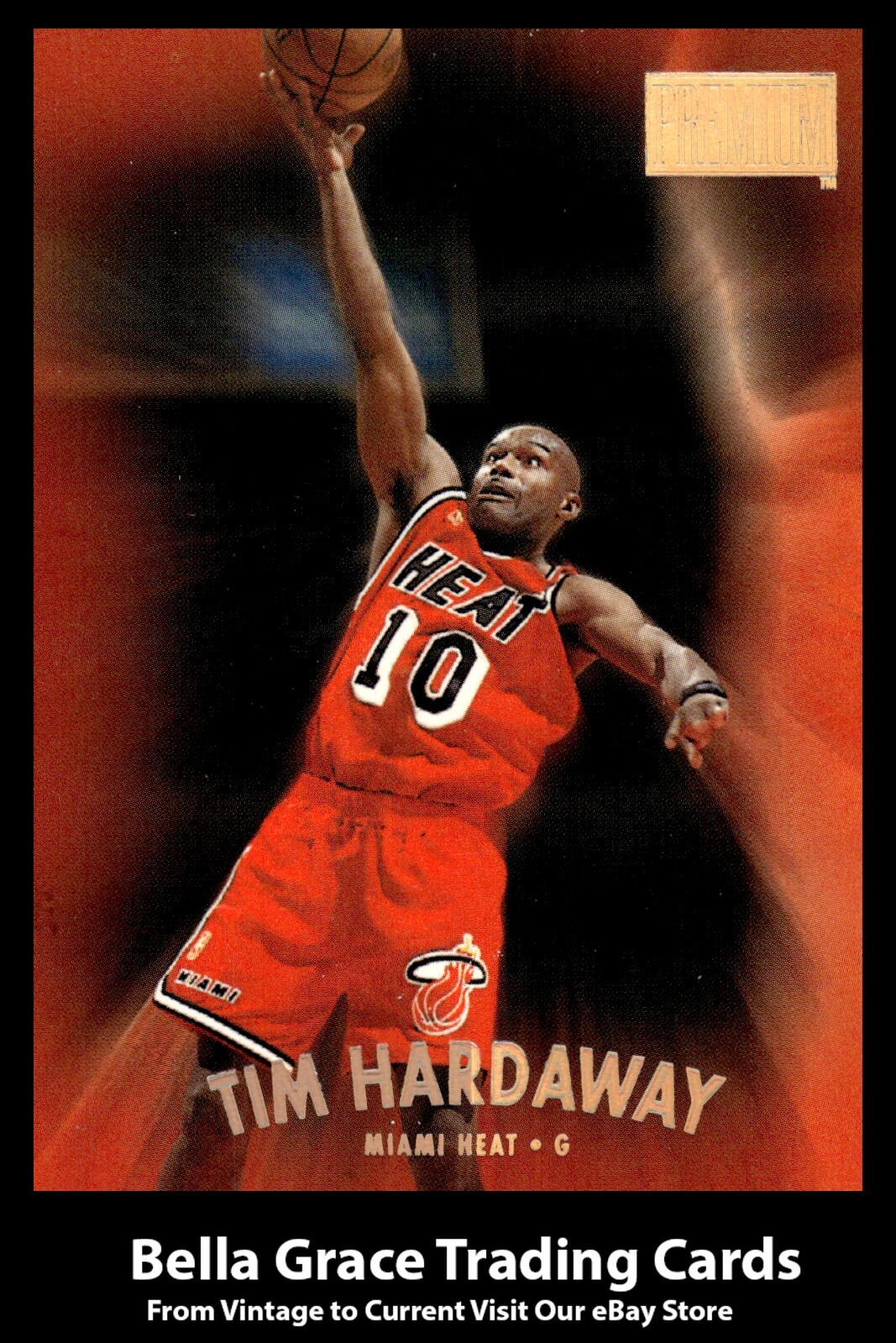1997-98 SkyBox Premium Tim Hardaway #46 Miami Heat NBA Basketball