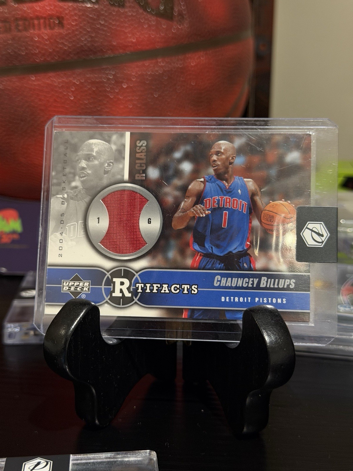 Upper Deck 2004-05 R-Class R-Tifacts Chauncey Billups Pistons Patch RCR-BI
