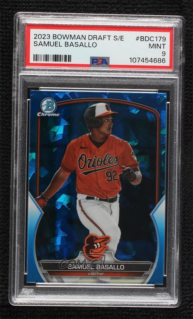2023 Bowman Chrome Draft Sapphire Samuel Basallo #BDC-179 14lm