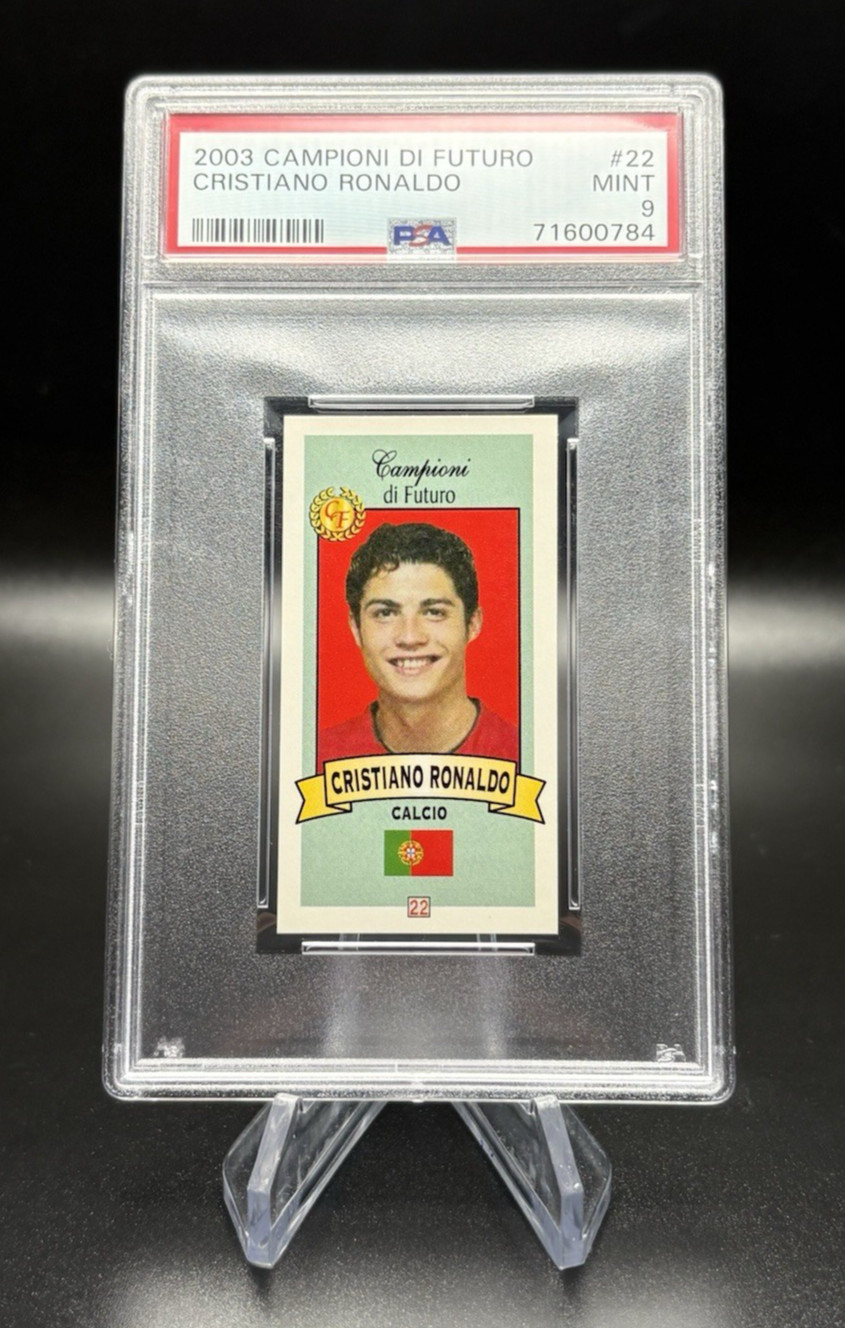 2003-04 Collezioni Firenze Campioni di Futuro Cristiano Ronaldo RC #22 PSA 9