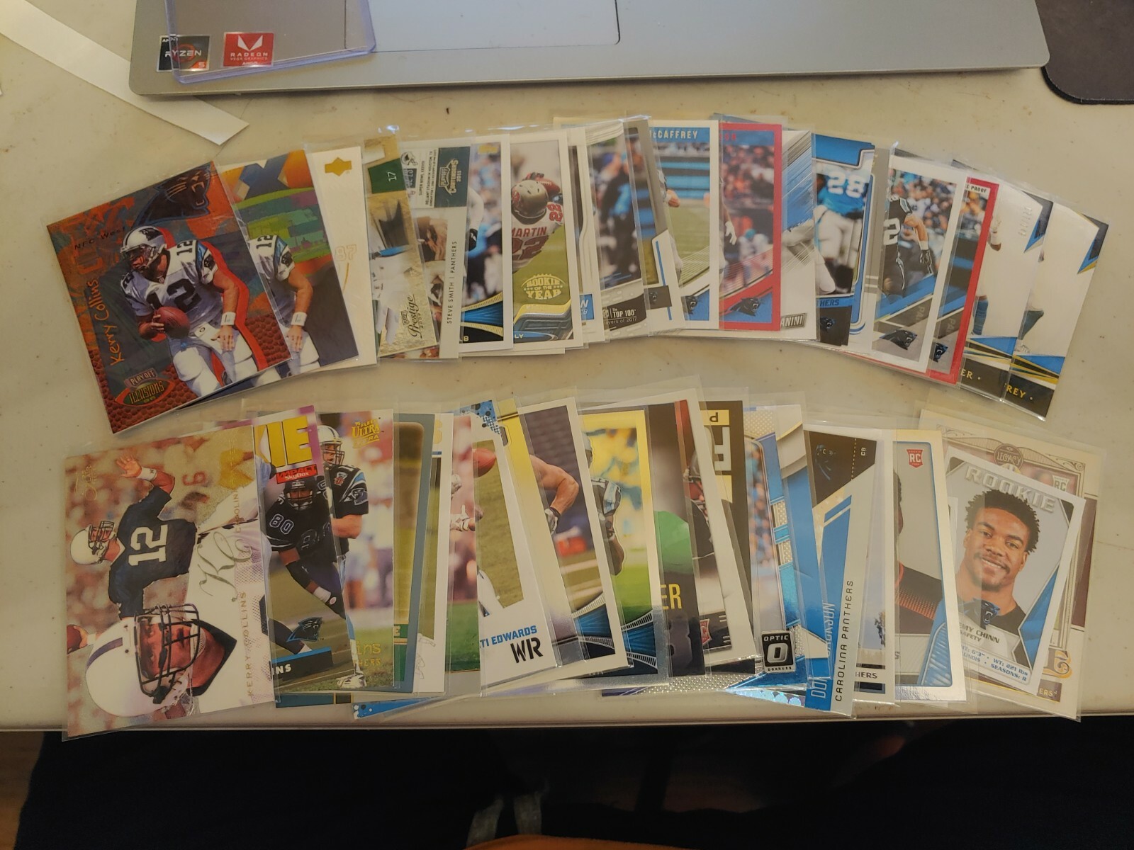 Carolina Panthers Team Cards. Various Brands & Years. You Pick. Veteran & Rookie