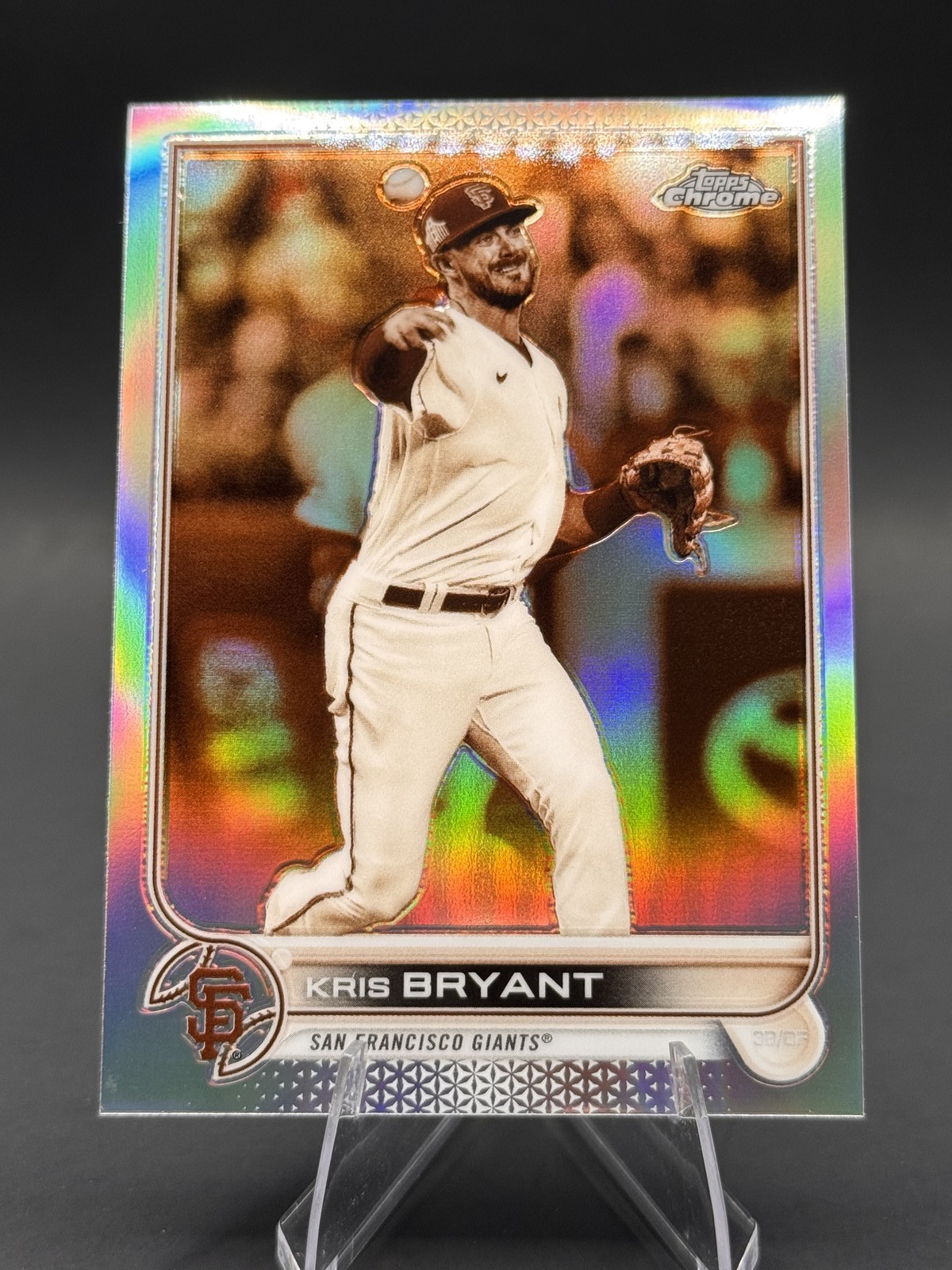 2022 Topps Chrome #9 KRIS BRYANT Sepia Refractor