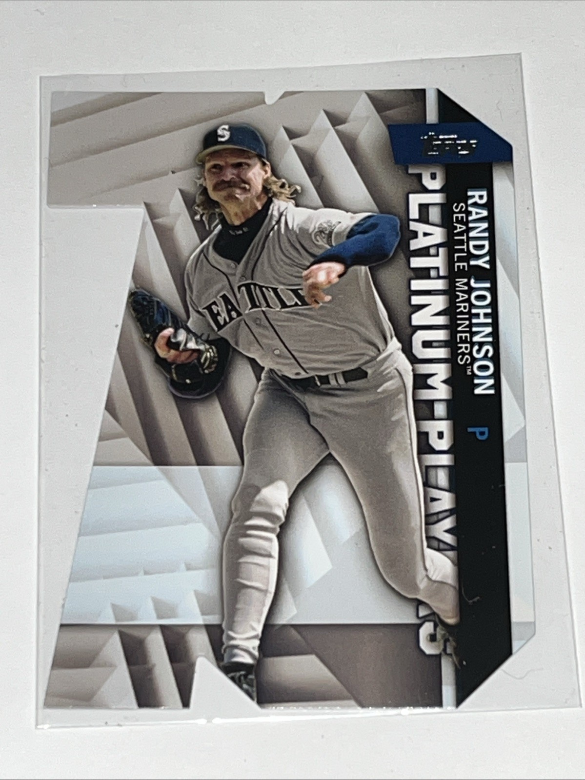 2021 Topps Platinum Players Die Cut Randy Johnson #PDC-45 Seattle Mariners