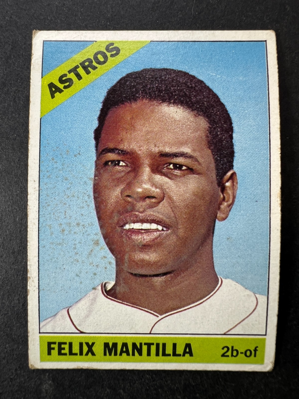 1966 Topps Felix Mantilla #557 poor surface