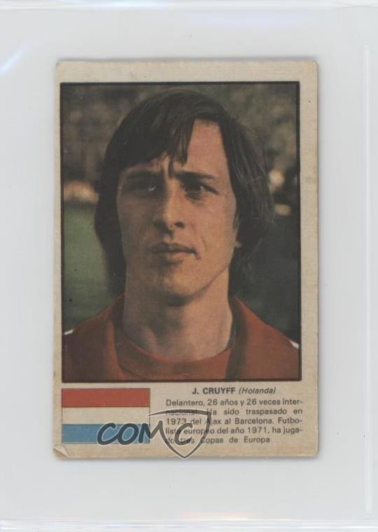 1974 Sadira Copa 74 Johan Cruyff Rookie RC 7ez