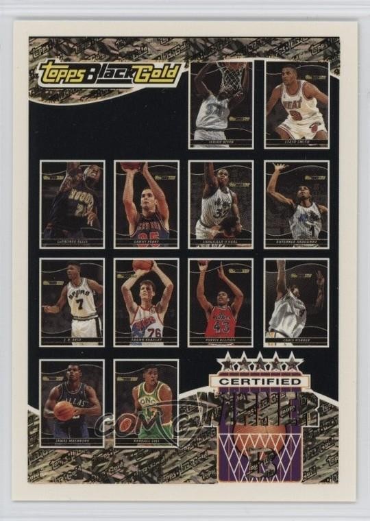 1993 Topps Prize Black Gold Shaquille O’Neal Isaiah Rider JR Reid Rookie RC 0u1n