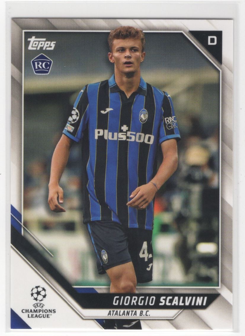 2021 Topps UEFA Champions Giorgio Scalvini Rookie Atalanta #86