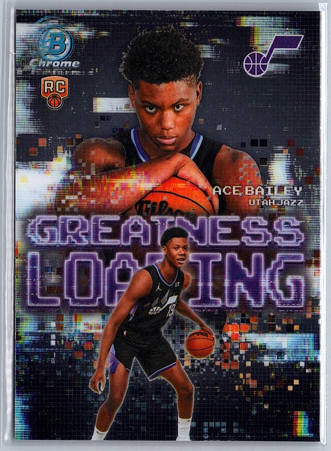 2025-26 Bowman Ace Bailey #GL-5 Greatness Loading Utah Jazz