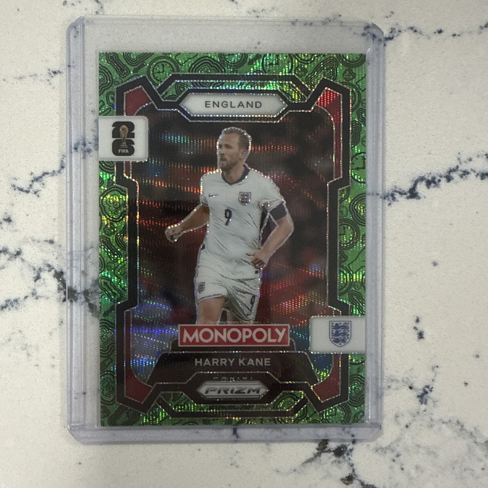 2026 Monopoly World Cup Prizm Harry Kane Green Wave Prizm