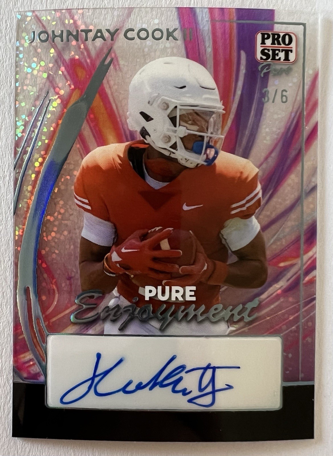 2024 Leaf Pro Set Pure Bronze Stardust Johntay Cook II Auto /6 Texas