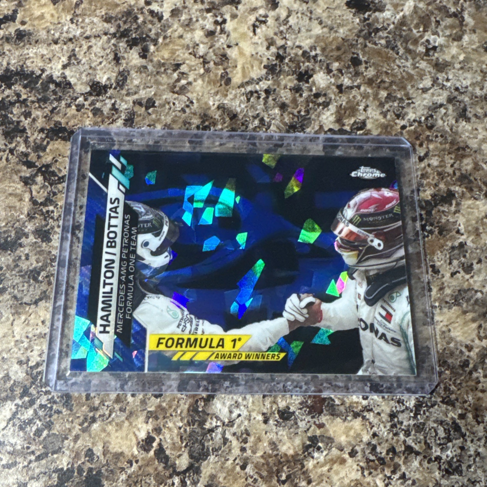 2020 Topps Chrome Formula 1 Sapphire Lewis Hamilton Bottas #196
