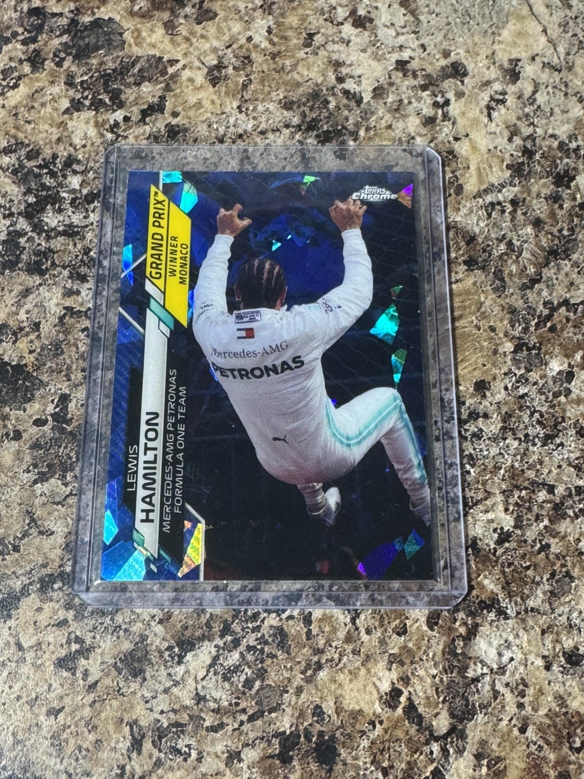 Lewis Hamilton 2020 Topps Chrome F1 Sapphire #138 Mercedes