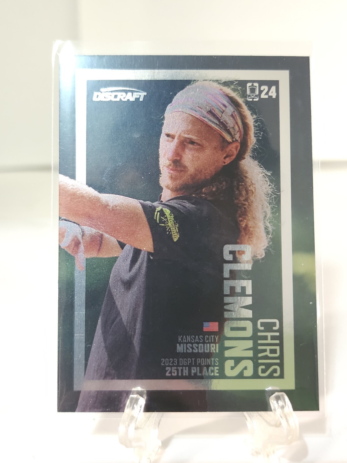 Chris Clemons Discraft 2024 DGPT DIsc Golf Cards Trading MPO 25 37 / 75 CHROME