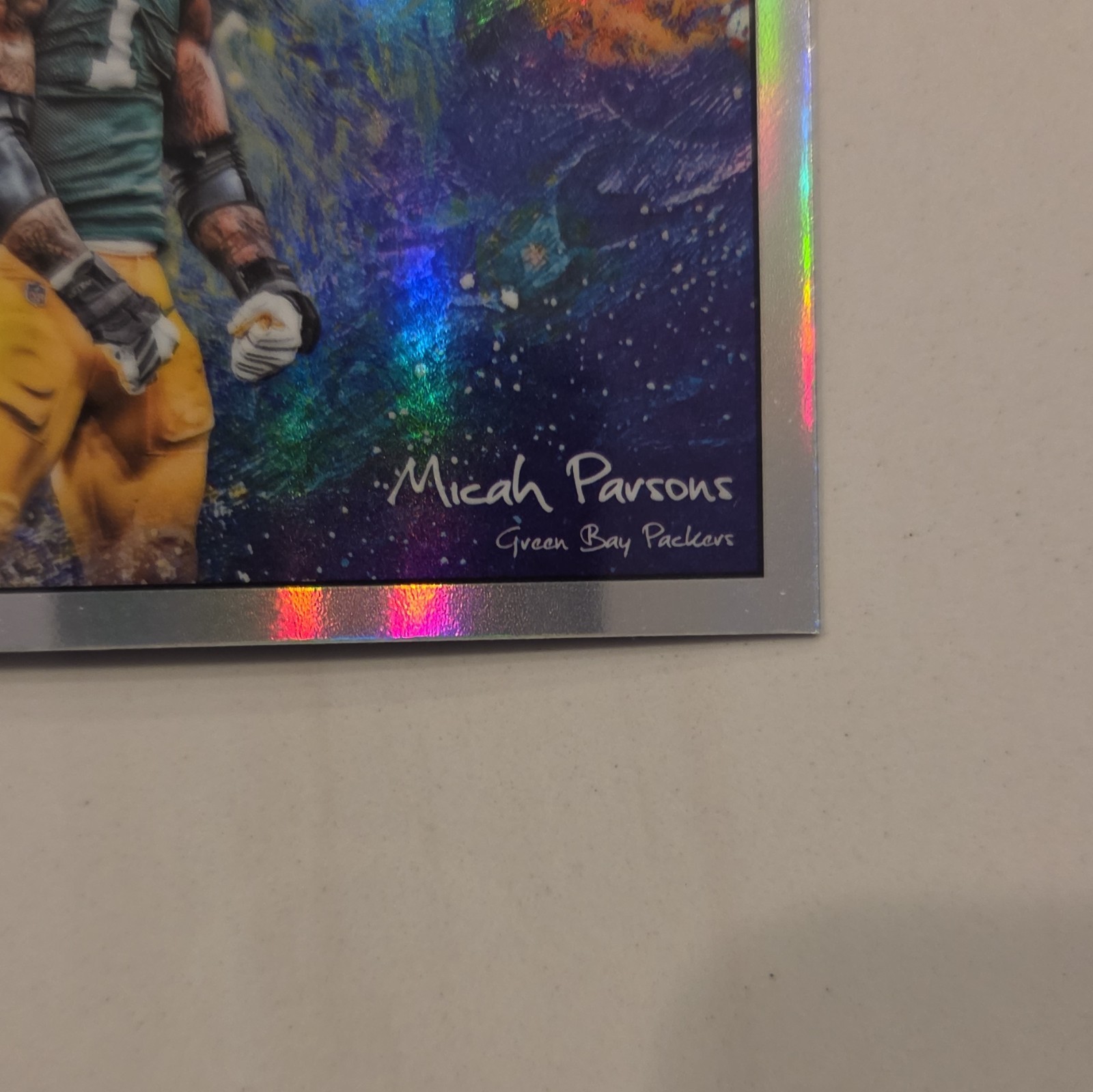 Topps Chrome Cosmic Micah Parsons #STN-24 Insert Green Bay Packers Football