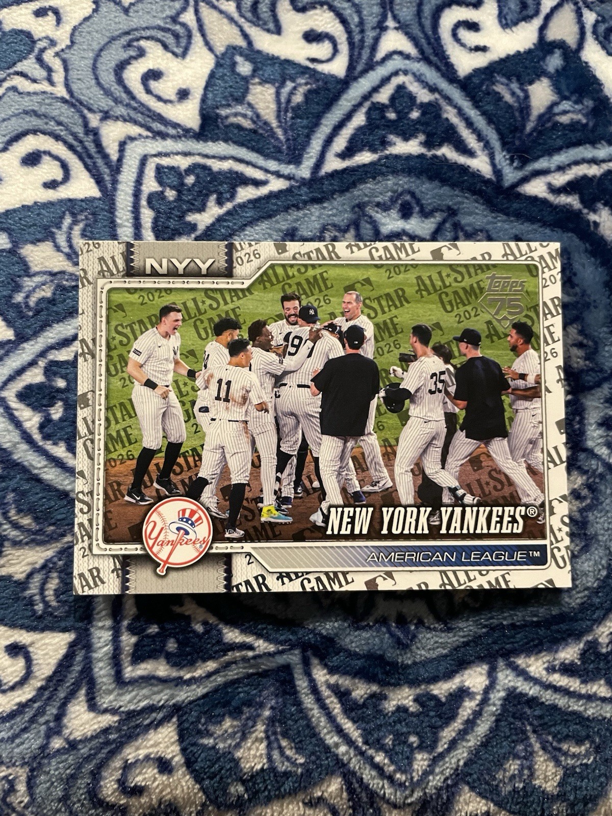 New York Yankees Team Card Topps MLB Series Two 2026 All Star Parallel